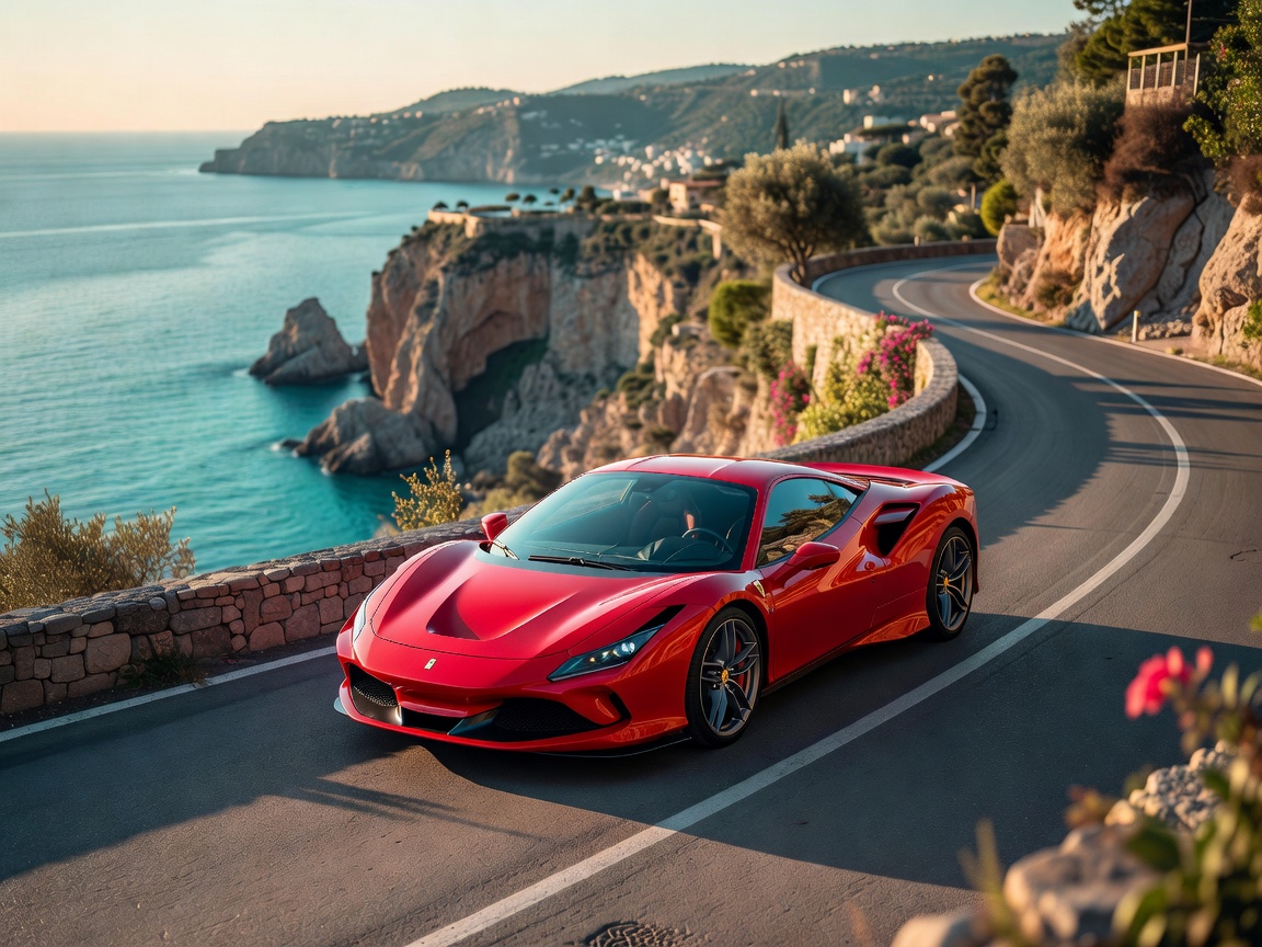 Ferrari F8 Tributo Rosso Corsa in Italy